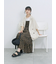 花柄シャーリングワンピース