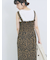 花柄シャーリングワンピース
