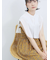花柄シャーリングワンピース