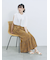 花柄シャーリングワンピース
