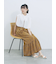 花柄シャーリングワンピース