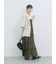 花柄シャーリングワンピース