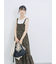 花柄シャーリングワンピース