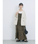 花柄シャーリングワンピース