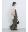 花柄シャーリングワンピース