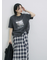 布帛切替ドルマンTシャツ