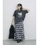 布帛切替ドルマンTシャツ