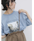 布帛切替ドルマンTシャツ