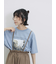 布帛切替ドルマンTシャツ