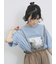 布帛切替ドルマンTシャツ