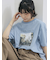 布帛切替ドルマンTシャツ