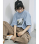 布帛切替ドルマンTシャツ