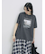 布帛切替ドルマンTシャツ
