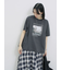 布帛切替ドルマンTシャツ