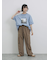 布帛切替ドルマンTシャツ
