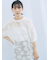 チュールフラワーコードTシャツ