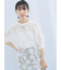 チュールフラワーコードTシャツ
