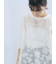 チュールフラワーコードTシャツ