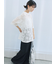 チュールフラワーコードTシャツ