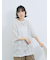 チュールフラワーコードTシャツ
