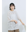 チュールフラワーコードTシャツ