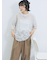 チュールフラワーコードTシャツ