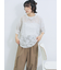 チュールフラワーコードTシャツ