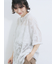 チュールフラワーコードTシャツ