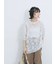 チュールフラワーコードTシャツ