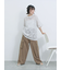 チュールフラワーコードTシャツ