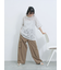 チュールフラワーコードTシャツ
