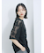 チュールフラワーコードTシャツ