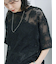チュールフラワーコードTシャツ