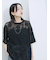 チュールフラワーコードTシャツ