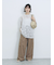 チュールフラワーコードTシャツ