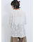 チュールフラワーコードTシャツ