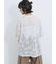 チュールフラワーコードTシャツ