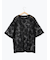 チュールフラワーコードTシャツ