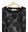 チュールフラワーコードTシャツ