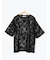 チュールフラワーコードTシャツ
