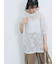 チュールフラワーコードTシャツ