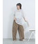チュールフラワーコードTシャツ