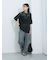 チュールフラワーコードTシャツ