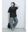 チュールフラワーコードTシャツ