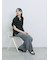 裾ドロスト楊柳シャツ