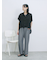 裾ドロスト楊柳シャツ