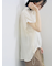 裾ドロスト楊柳シャツ