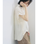 裾ドロスト楊柳シャツ