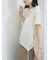 裾ドロスト楊柳シャツ