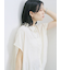 裾ドロスト楊柳シャツ